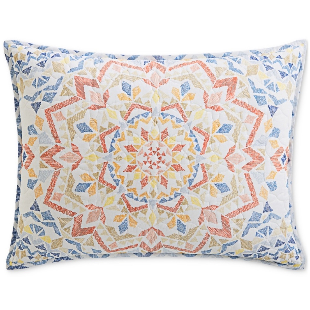Charter Club Mojave Medallion Cotton Sham, Standard